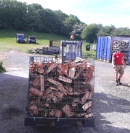 Logs for sale, recycling and shredding